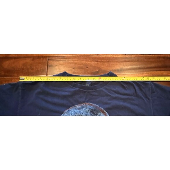 Denver Broncos Tshirt Helmet Logo T Shirt 2010 Blue NFL Football Size Large L - Picture 10 of 15